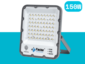 Factor LED flood light